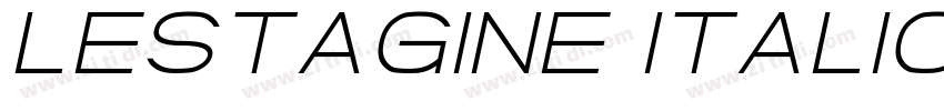 Lestagine Italic字体转换